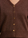 Lurex Yarn Cardigan