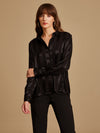 Self Stripe Satin Shirt