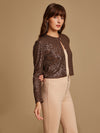 Prudence Embellished Cropped Shrug