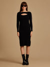 Embellishmed Winter Midi Dress