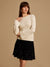 Luex Yarn Pull Over With Scallop Hem