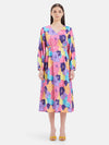 Myrtle Printed Maxi Dress With Cut-Outs