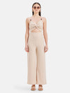 Norma Knotted Jumpsuit With Embellished Straps