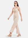 Norma Knotted Jumpsuit With Embellished Straps