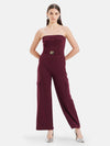 Freya Strapless Jumpsuit With Belt