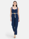 Piper Sleeveless Jumpsuit With Belt