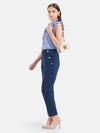 Caroline Navy Straight Fit Trousers