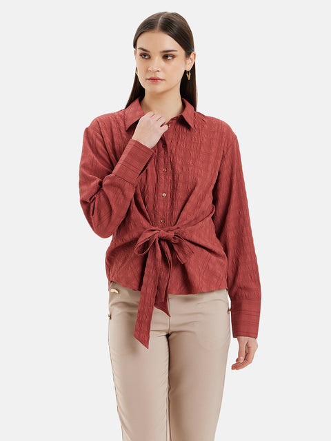 Front Tie-Up Shirt