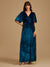 Flared Wrap Maxi Dress