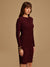 Ruched Body-Con Midi Dress