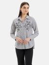 Octavia Full Sleeves EmbroideredShirt