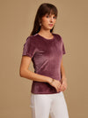 Velvet Fitted Top