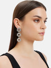 Trinity Circle Gem Earrings