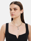 Pearl Chain With Dainty Charms Necklace