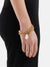 Enchanted Gold Bracelet With Pearl Drop