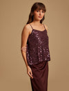 Sequin Cami Top