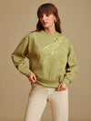 Embellished Dragonfly Sweatshirt