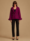 Jacket With Peplum Sleeves