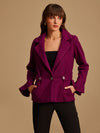 Jacket With Peplum Sleeves