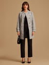 Overcoat With Embellishment