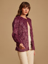 Sequin Fur Jacket