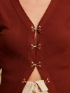 Hook And Eye Detail Winter Top