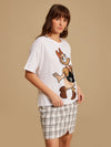 ©Disney Daffy Duck Sequined T-Shirt