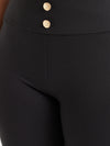 Front Button Detail High Rise Jeggings