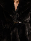 Peplum Fur Jacket