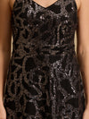 Elliot Noodle Strap Sequin Maxi Dress