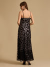 Elliot Noodle Strap Sequin Maxi Dress