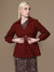 Rusty Peplum Jacket
