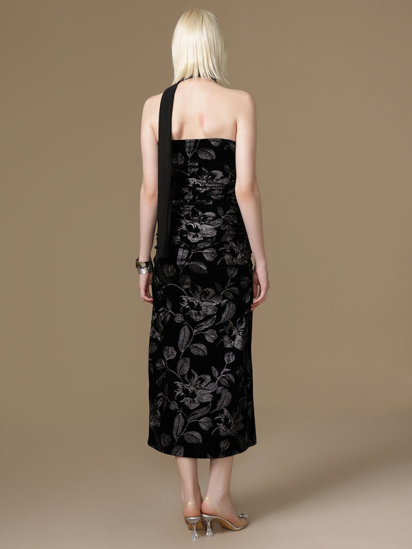 Fiesta Maxi Dress With Stole