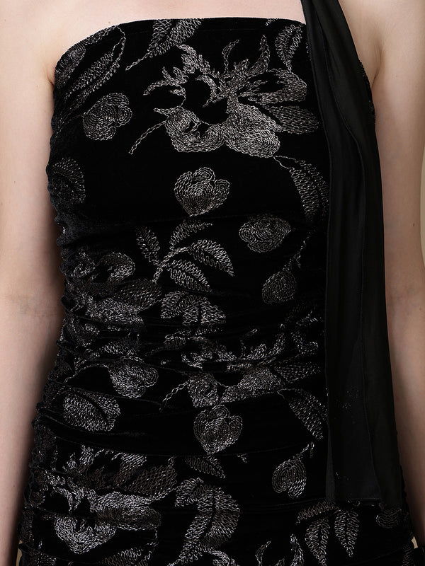 Fiesta Maxi Dress With Stole