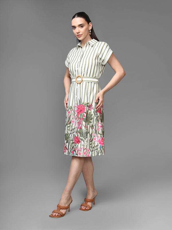 Avalon Midi Dress W Belt