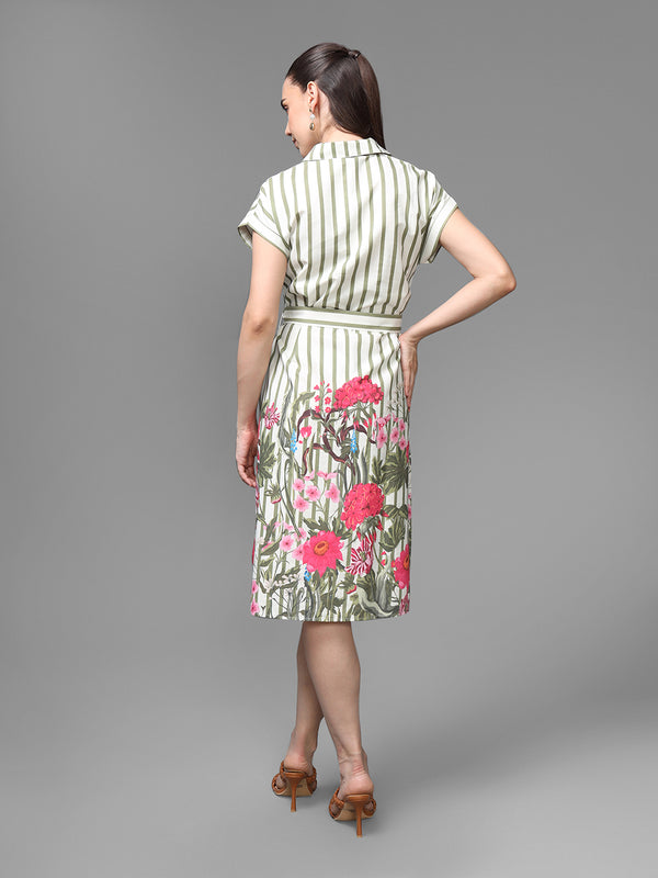 Avalon Midi Dress W Belt