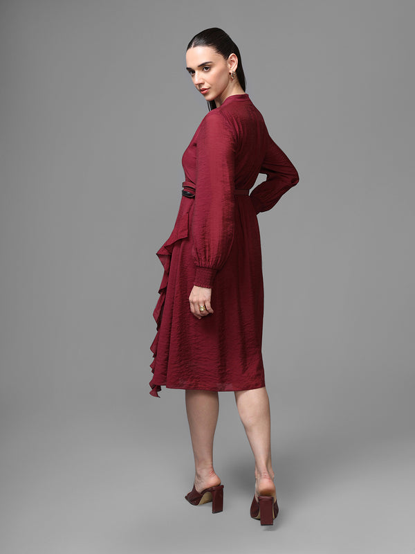 Athena Midi Dress W Belt