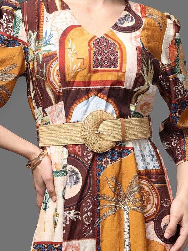 Souks Midi Dress W Belt