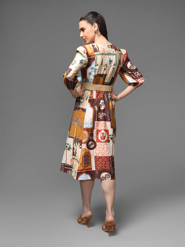 Souks Midi Dress W Belt