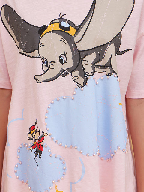 Dumbo © Disney Printed T-Shirt With Pearls