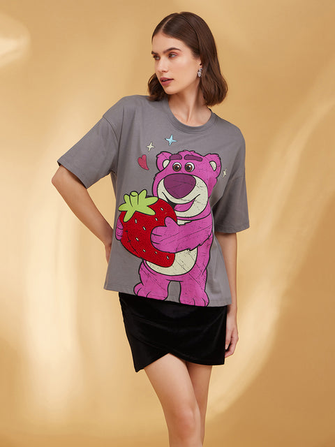 Lotso © Disney Printed T-Shirt With Embroidery