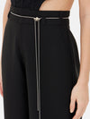 Linda Wide Leg Trousers With Belt