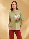 Dumbo © Disney Printed Graphic Fringe T-Shirt