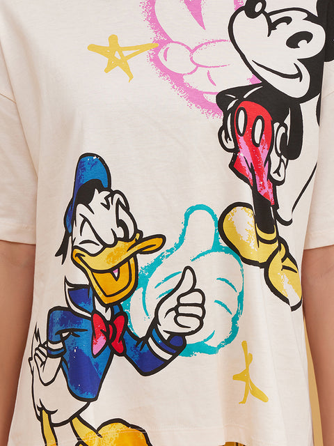 Mickey & Donald © Disney Printed T-Shirt