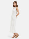 Nadia Pleated Midi Dress