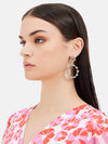 Shining Metallic Hoop Earrings