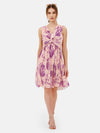 Violet Knotted Mini Dress