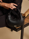 CRESCENT SOLID HANDBAG
