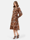 NORA PRINTED MIDI DRESS