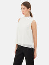 Maggie Pleated Sleeveless Blouse